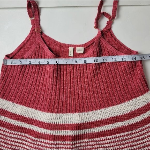 MOTH Anthropologie Striped Rib Knit Sweater Tank Top M - Picture 12 of 15